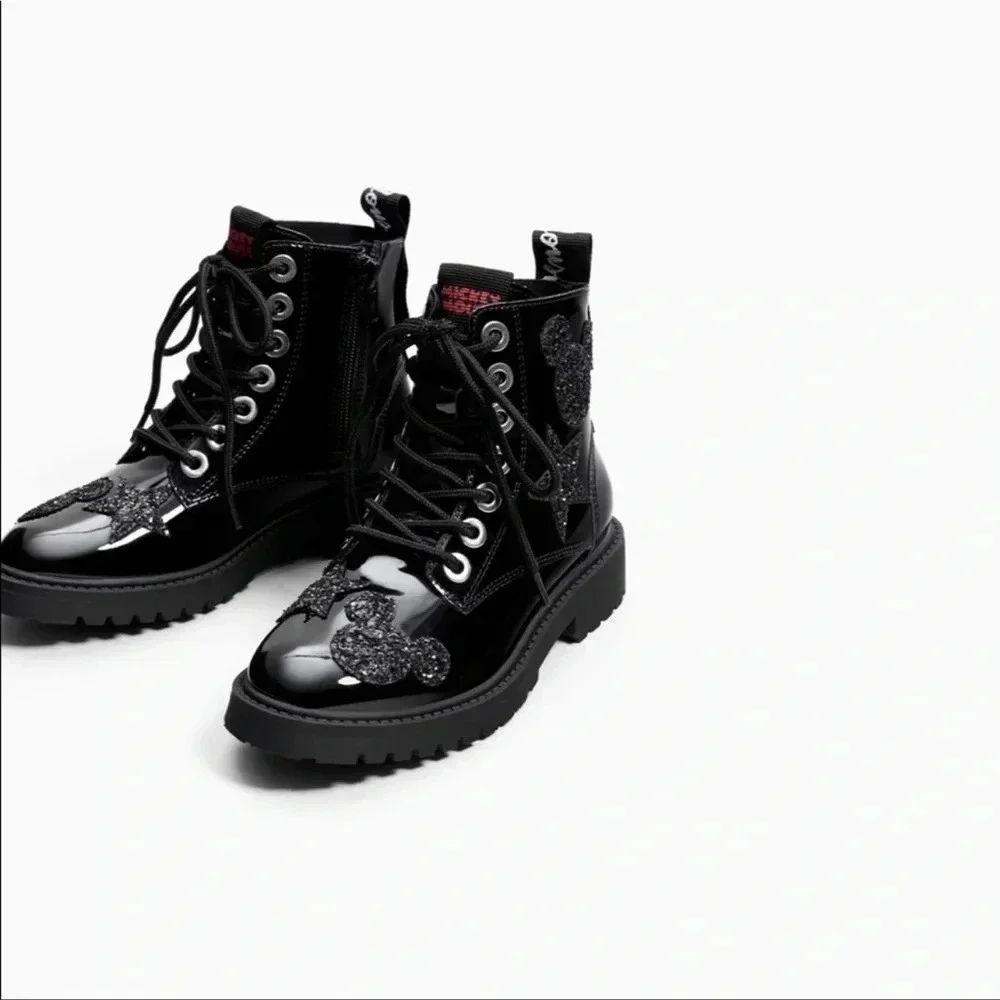 Zara Girls Mickey Mouse Boots